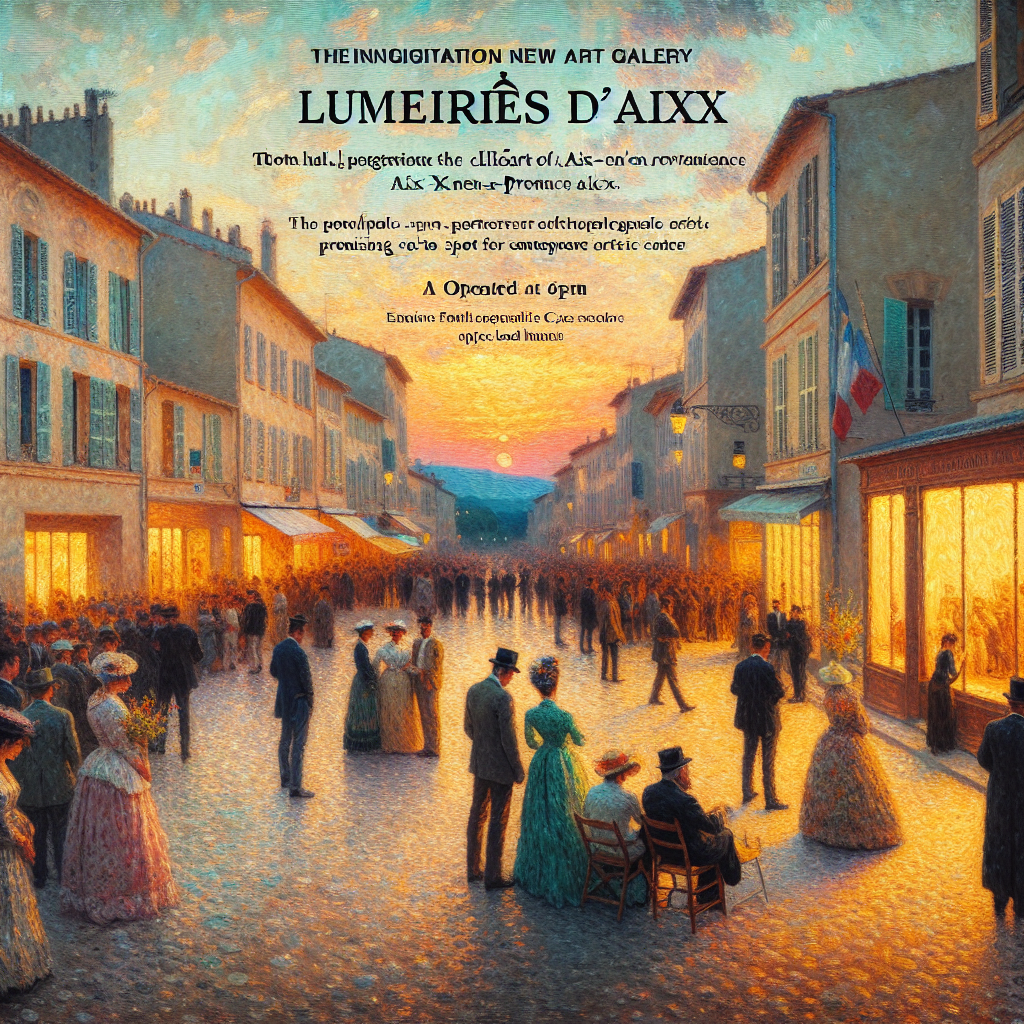 Inauguration de la nouvelle galerie d’art au cœur d’Aix-en-Provence
