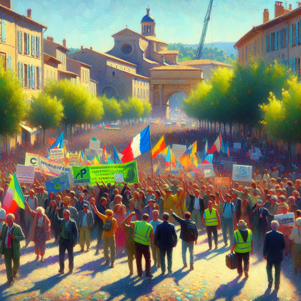 Mobilisation citoyenne contre le projet de contournement autoroutier à Aix-en-Provence